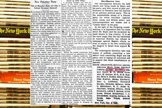 herut - albert einstein new york times